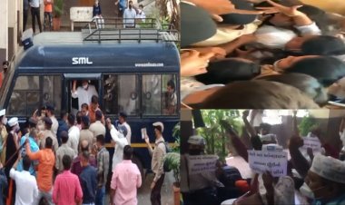 Breaking : સુરતમાં AAP ના 27 કોર્પોરેટરોની પોલીસ દ્વારા અટકાયત, મહિલા કોર્પોરેટરો સાથે પોલીસનું અસભ્ય વર્તન, જુઓ વિડીયો
