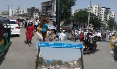 સુરત : ભાજપના નેતાઓ ઊંઘતા રહ્યા અને AAP ના નેતાઓ એ આ બ્રિજનું જનતા લોકાર્પણ કરી નાખ્યું !