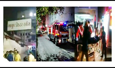 સુરત : આયુષ હોસ્પિટલમાં કોરોનાની સારવાર લઈ રહેલ દર્દીઓના ICU વોર્ડમાં લાગી આગ