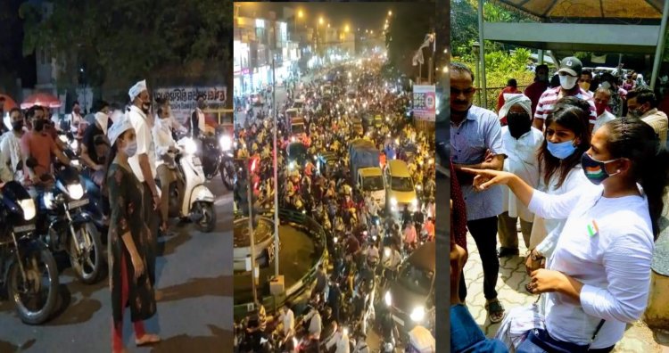 સુરત : કોરોનામાં જિંદગી દાવ પર લગાવી AAP ના નગર સેવકો ટ્રાફિક નિયમન માટે રસ્તા પર ઉતર્યા : ભાજપના નગર સેવકો ક્યાં ?