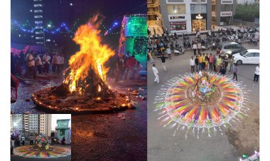 સુરત : સુમન ભાર્ગવ સોસાયટીમાં હોળીની ભવ્ય ઉજવણી : આગામી વર્ષ કેવું રહેશે ? જાણો
