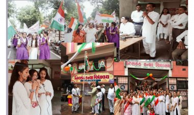 સુરત : નીલકંઠ કન્યા વિદ્યાલયમાં 75 મા સ્વાતંત્ર્ય પર્વની ઉત્સાહપૂર્વક ઉજવણી : તિરંગા રેલી યોજાઈ
