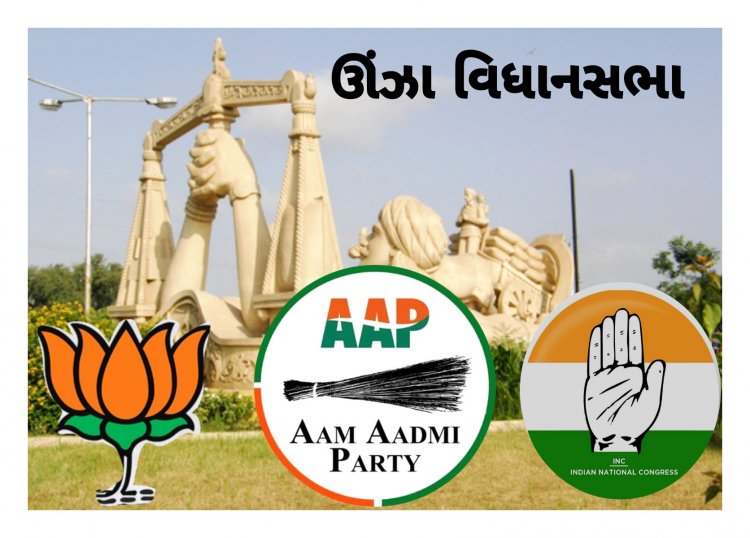 ઊંઝા : ભાજપ-કોંગ્રેસ અને AAP વચ્ચે જામશે ત્રિપાંખીઓ જંગ : કોણ હશે ચહેરા ? જાણો