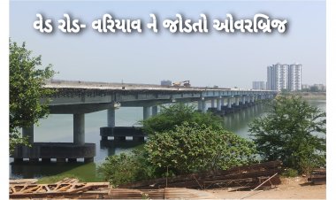 સુરતમાં વિકાસનું ડબલ એન્જિન : વરિયાવ - વેડ રોડ ને જોડતા બ્રિજનું  કાર્ય પૂજોશમાં: અમરોલી બ્રિજનું ટ્રાફિક હળવું થશે