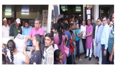 ઊંઝા : APMC દ્વારા રાહત દરે નોટબુક અને ચોપડાઓ નું વિતરણ શરૂ