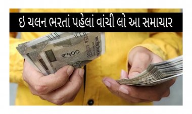 વાહન ચાલકો સાવધાન ! ઇ ચલણ ભરતાં પહેલાં જાણી લો આ હકીકત, નહિ તો એકાઉન્ટ થઈ જશે ખાલી