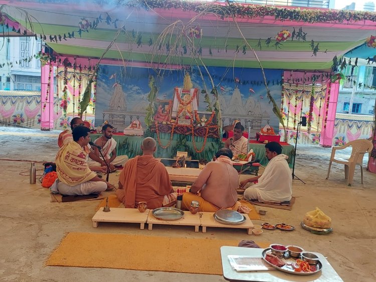 ઊંઝા : શ્રી સ્વામિનારાયણ મંદિર મા 11,111 બીજમંત્રના હોમાત્મક અનુષ્ઠાનનુ ભવ્ય આયોજન