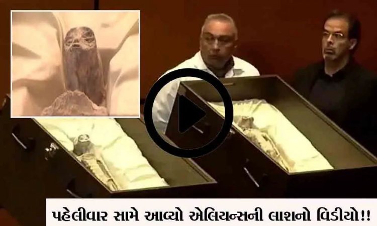 પહેલીવાર સામે આવ્યો એલિયન્સ ની લાશ નો વિડીયો