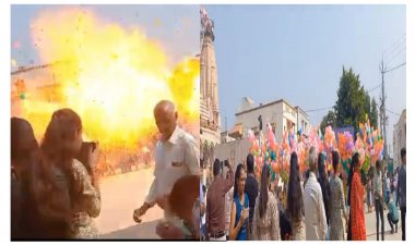 ઊંઝા : બ્રાહ્મણવાડા માં ગણપતિ પ્રતિષ્ઠા મહોત્સવમાં એકાએક થયો બ્લાસ્ટ, 40 થી વધુ દાઝ્યા