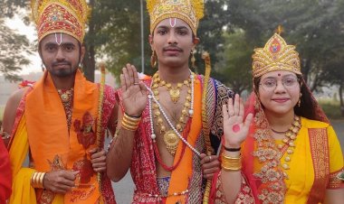 સુરત : પતંગોત્સવમાં જોવા મળી રહી છે રામ લલ્લાના અભિષેક સમારોહની ઝાંખી