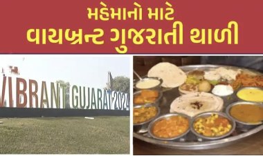 વાયબ્રન્ટ સમિટમાં મહેમાનો માણશે ગુજરાતી સ્વાદનો ચટાકો, દાલ અવધી, નાચોસ બાર સહિત આ વાનગીઓ પીરસાશે