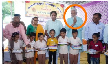 ન્યૂઝ ઇમ્પેક્ટ /  ઊંઝા ખાતે યોજાયેલ શાળા પ્રવેશોત્સવમાં ગેર હાજર રહેલ ધારાસભ્ય એકાએક મંત્રીજી સાથે  પ્રગટ થયા !