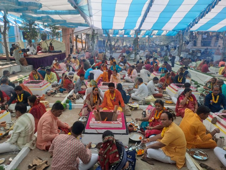 વિસનગર : કાંસા ગામે ઉમિયા માતાજીની રજત જયંતી અને પ્રાણપ્રતિષ્ઠા મહોત્સવ ઉજવાયો