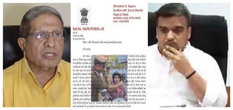 સુરત : સિટીમાં હેલ્મેટ મુદ્દે પૂર્વ MLA ધીરુ ગજેરા આવ્યા મેદાનમાં : AAP ના ગોપાલ ઇટાલિયા એ ગૃહમંત્રીને ઘેર્યા !
