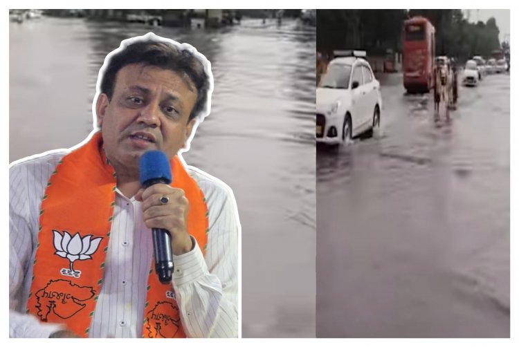 સુરત : પ્રથમ ગ્રાસે મક્ષિકા : મેયર સાહેબ નો દાવો ખોટો પડ્યો : પ્રિમોન્સૂન કામગીરીની ખુલી ગઈ પોલ