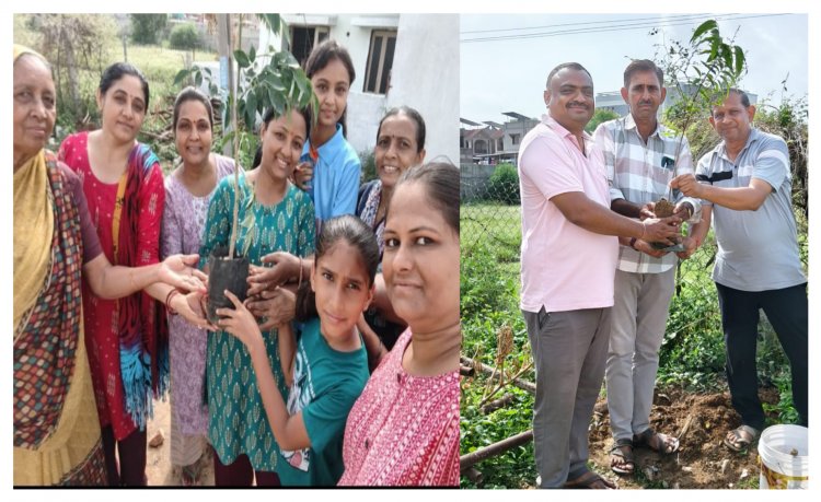 પાલનપુર : શાંતિકુંજ સોસાયટીમાં વિશ્વ પર્યાવરણ દિવસની ઉજવણી  કરાઈ