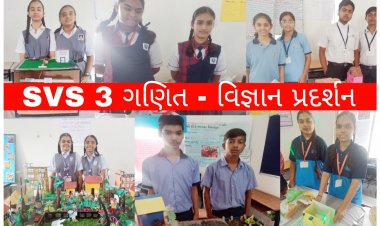સુરત : SVS - 3 ગણિત વિજ્ઞાન પ્રદર્શન : પર્યાવરણ બચાવો, સ્માર્ટ હેલ્મેટ જેવી કૃતિઓએ આકર્ષણ જમાવ્યું